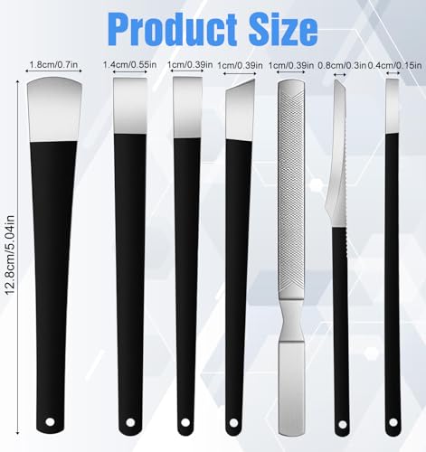 7-Piece Pedicure Knife Set Stainless Steel Callus & Corn Remover Tool Kit