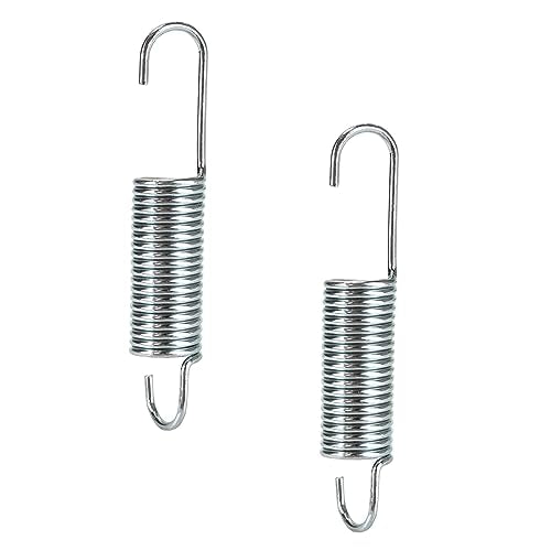 3-5/8 Inch Recliner Mechanism Tension Springs - Long Neck Hook (2 Pack)