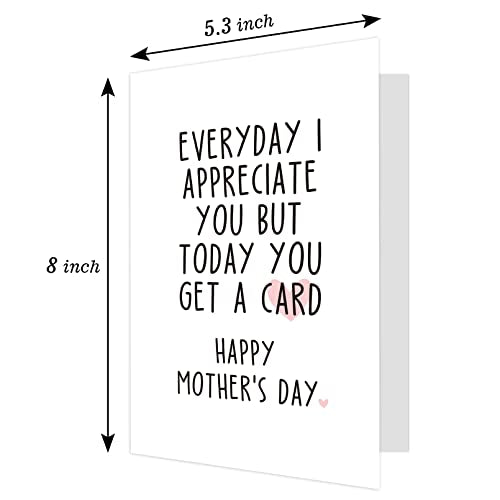 Funny Mother's Day Card from Daughter/Son - Humor Card Gift