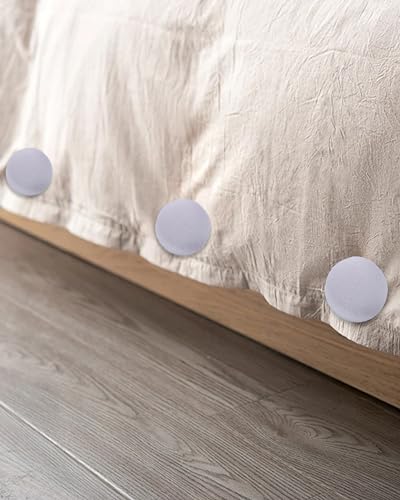 Xuduvay Duvet Pin Clips, Quilt Fasteners - 16 Sets, Gray