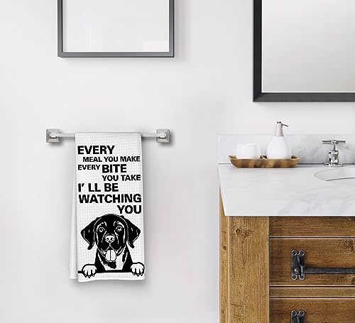 Funny Kitchen Towels - Labrador Retriever Decorative Dish Towels