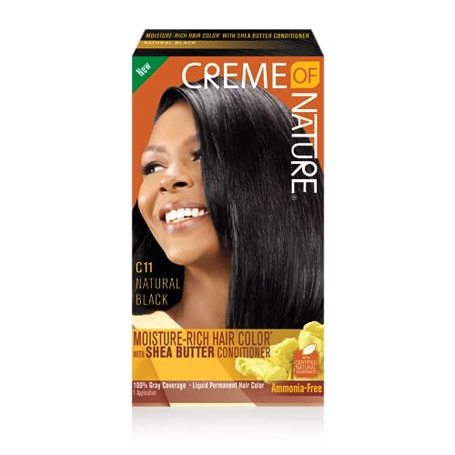 Creme of Nature Liquid Hair Color C11 Natural Black
