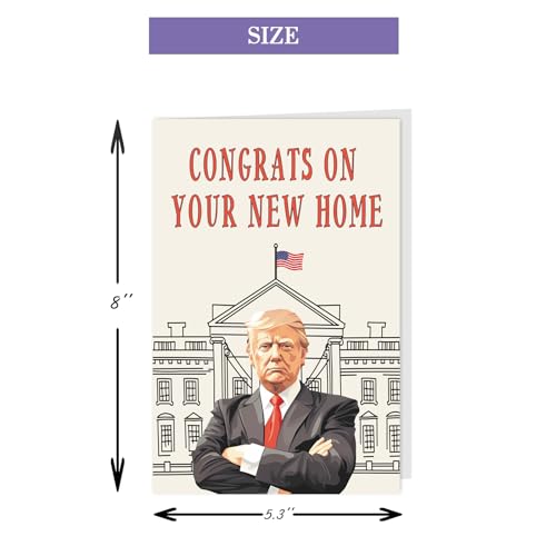 Funny Trump Housewarming Card for New Home Celebration