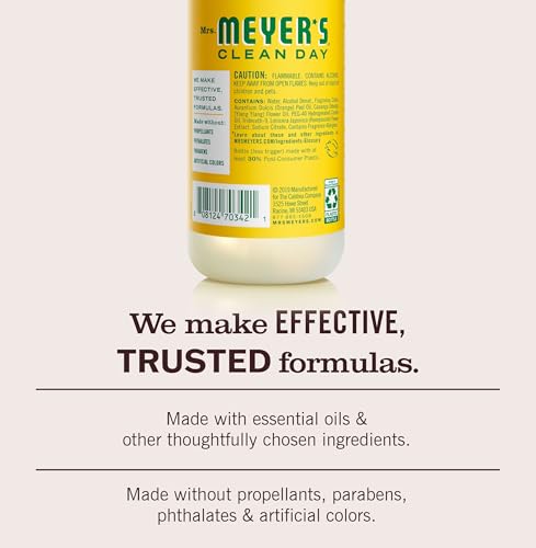 Mrs. Meyer's Clean Day Honeysuckle Room Spray, Non-Aerosol Freshener, 8 Oz