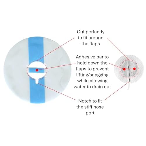 30pk Overpatches for Sure-T, TruSteel, Contact Detach - 90-Degree Steel Infusion Sets - Waterproof, Transparent, Breathable, Long Lasting
