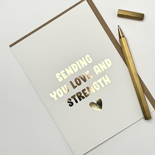 Old English Company Thinking of You Card - Encouragement & Sympathy Greeting