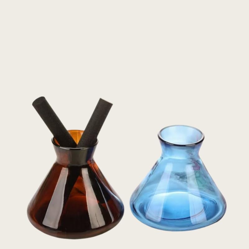 Amber Glass Reed Diffuser Bottle - 200ml Aromatherapy Container