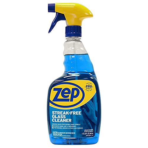 Zep Streak-Free Glass Cleaner 32 oz - Fast-Drying Formula