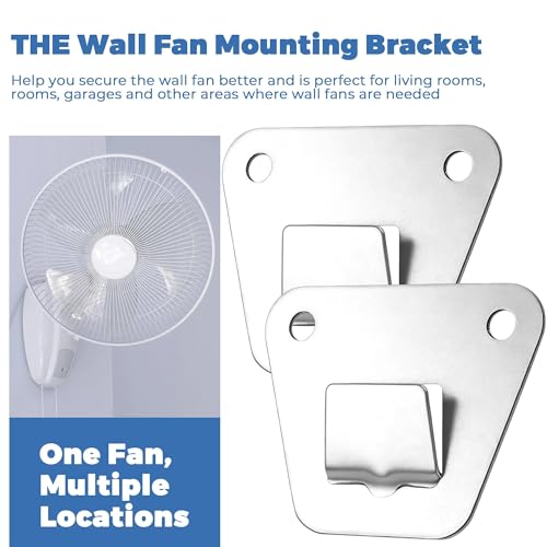 Universal Heavy Duty Wall Fan Mounting Bracket - Solid Steel