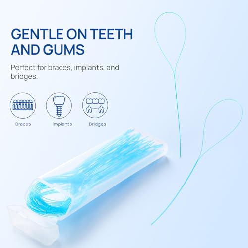 JMU Dental Floss Threaders for Braces and Bridges - 100 Count