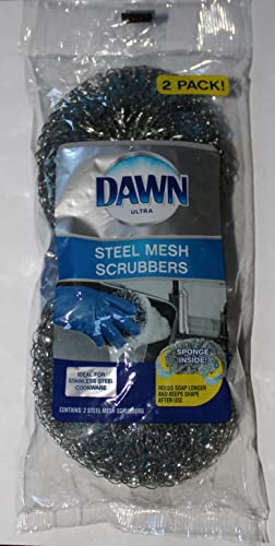Dawn Steel Mesh Scrubbers for Heavy Duty Kitchen Cleaning