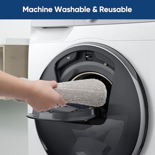 Seyola Washable Steam Mop Pads - Reusable 6-Pack for Floor Cleaning