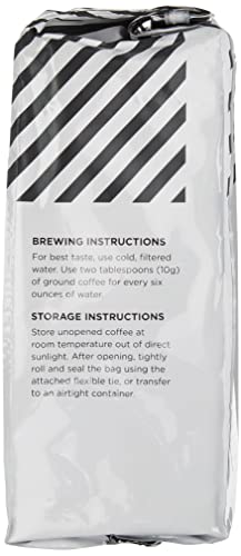 Amazon Fresh Decaf Colombia Ground Coffee, Medium Roast, 12 oz (Pack of 3)