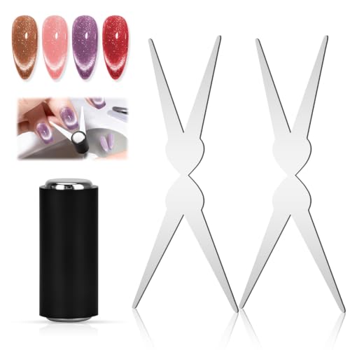 Yojaro 2-in-1 Cat Eye Nail Magnet Tool for French Effect DIY Art