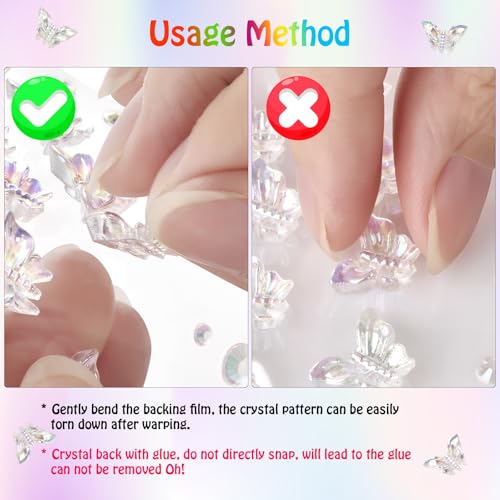 895 PCS Easter Gem Stickers Rhinestones Pearls for Crafts Face Makeup