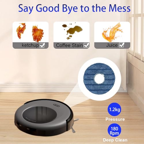 6-Pack Microfiber Mop Pads for Eufy Omni C20 Vacuum Cleaner