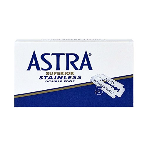 Astra Superior Stainless Steel Double Edge Blades 10 Pack