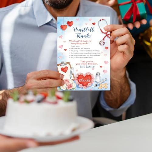 Heartfelt Thank You Card for Doctors | Appreciation Gift