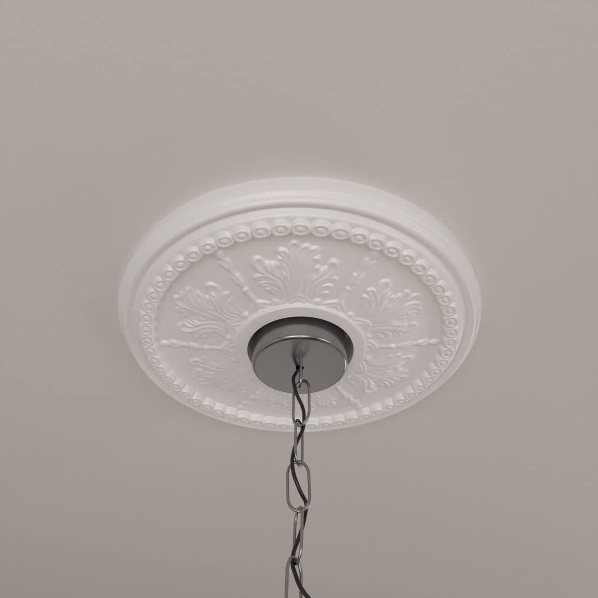 13 7/8"OD x 3 3/4"ID x 1 1/4"P Tirana Ceiling Medallion (Fits Canopies up to 4 3/4")