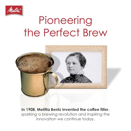 Melitta #2 Cone Coffee Filters, Natural Brown, 100 Count