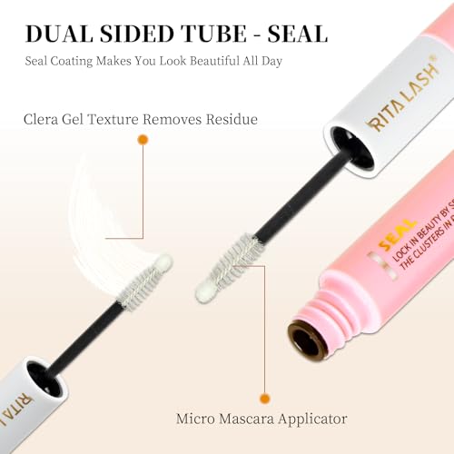 RITALASH 2-in-1 Lash Bond and Seal Waterproof Eyelash Cluster Glue
