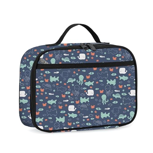 Kids Insulated Lunch Box Cooler Bag for School & Travel