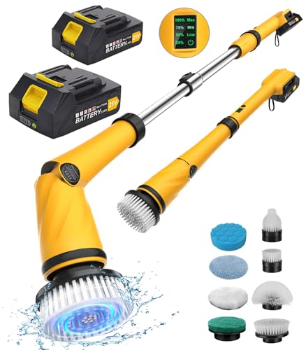 Qimedo Adjustable Multi-Angle Effortless Handle for Electric Spin Scrubber