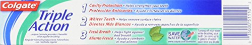 Colgate Triple Action Travel Size Toothpaste 2.5 Oz 8 Pack