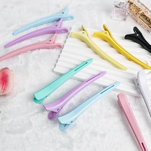 MOLOPPO 6 Pack Alligator Hair Clips for Styling & Salon Use