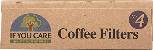 If You Care #4 Cone Coffee Filters - Unbleached & Compostable, 100 Count