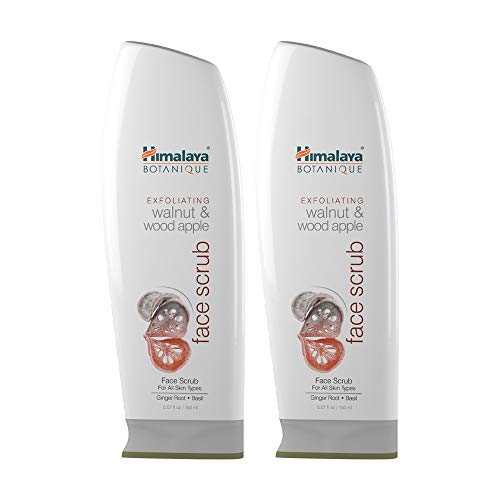 Himalaya Botanique Exfoliating Walnut & Wood Apple Face Scrub, 2 Pack