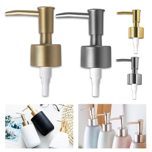 Jumplushion Soap Dispenser Pump Replacement - 28/400 Brushed Gold Head