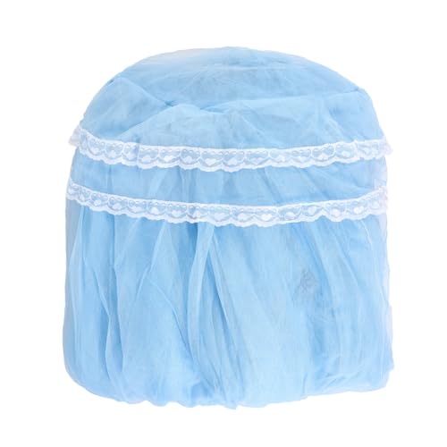 ITODA Blue Baby Netting Canopy for Crib & Toddler Bed - Breathable Mesh
