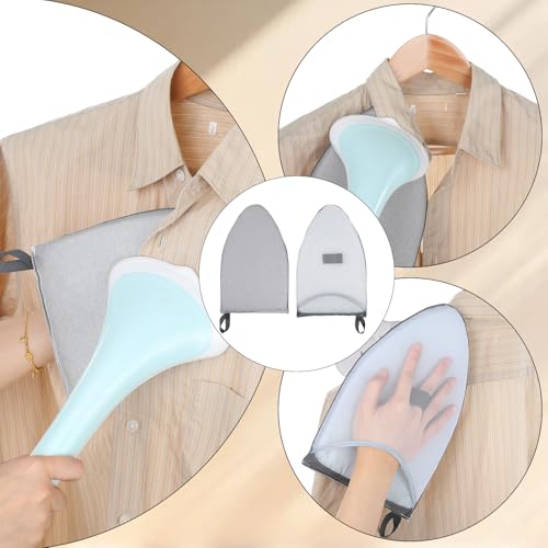 Ezymivs Heat-Resistant Garment Steamer Glove with Finger Loop, Anti Steam Protective Mitt