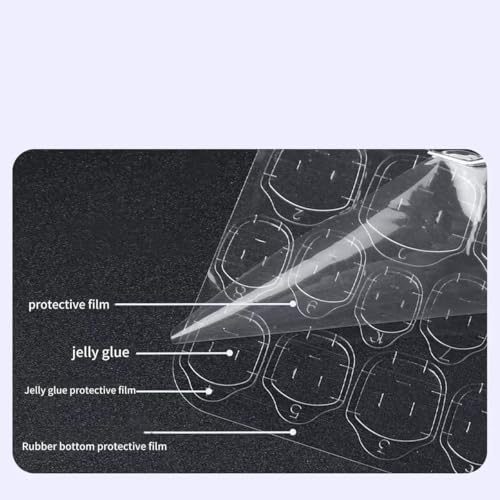 C.Z.Z.T.T.NAILS 240 Pcs Press On Nail Jelly Tabs - Double-Sided Waterproof Adhesive Stickers