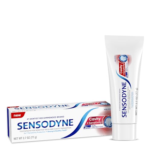 Sensodyne Cavity and Sensitivity Toothpaste, Fluoride Mint, 2.7 oz