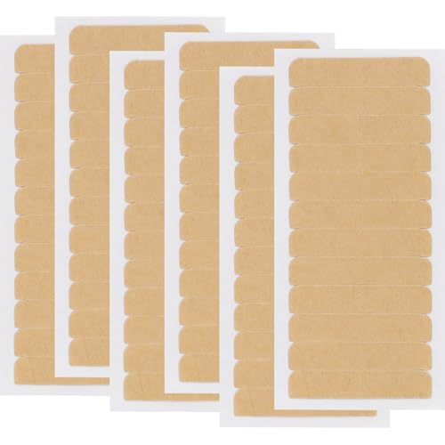 Giofumi Hair Extension Tape Replacement Tabs - 72 Pcs Double Sided Clear Adhesive
