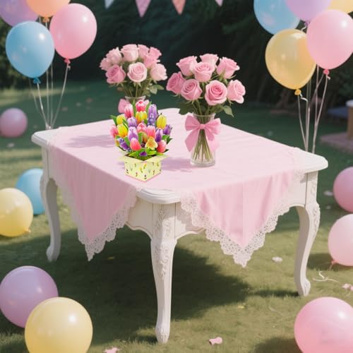 3D Paper Flower Pop Up Card - 8.6 Inch Mother's Day Gift