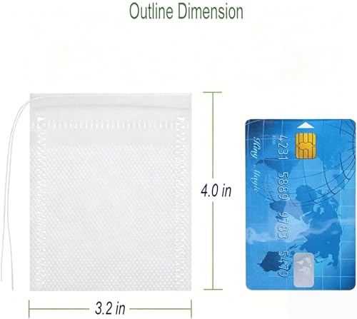 Disposable Tea Filter Bags for Loose Leaf Tea - 100 PCS