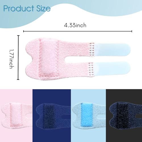 5 Pcs Thumb Finger Splint,Trigger Finger Splints,Finger Brace,Injured Mallet Finger,Broken Fingers Straightening,Pain Relief,Arthritis or Support for Fingers,Suitable for thumb, Index, Middle, Ring, Pinky Finger (Pink)