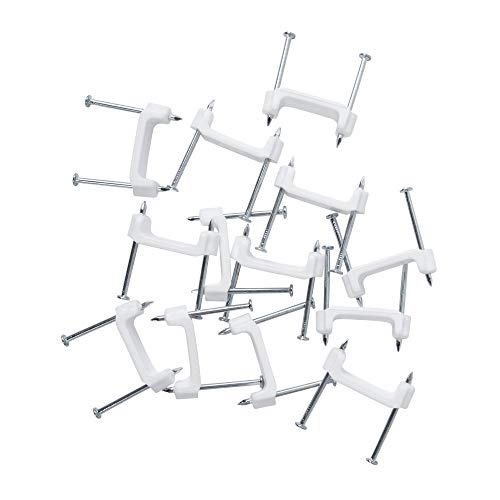 Gardner Bender ½ Inch Plastic Staple - 750 Pack for 14/2, 12/2, 10/2 NM Cable