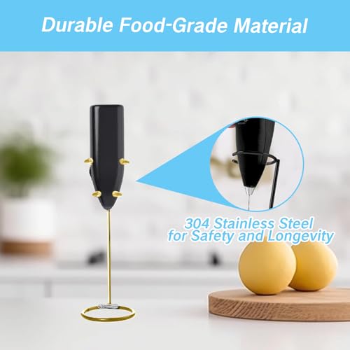 YAFIYGI Stainless Steel Milk Frother Stand - Space-Saving Design
