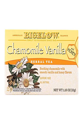 Bigelow Chamomile Vanilla Tea Bags - 20 Count, 1.28 oz
