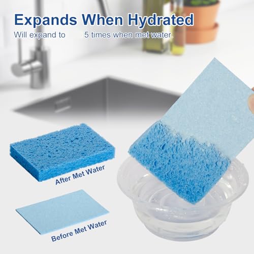 Reusable Cellulose Sponges for Kitchen Cleaning - Eco-Friendly