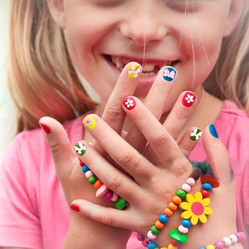 3D Nail Charms Kit with Bows, Flowers, Rhinestones, and Pearls for DIY Manicure