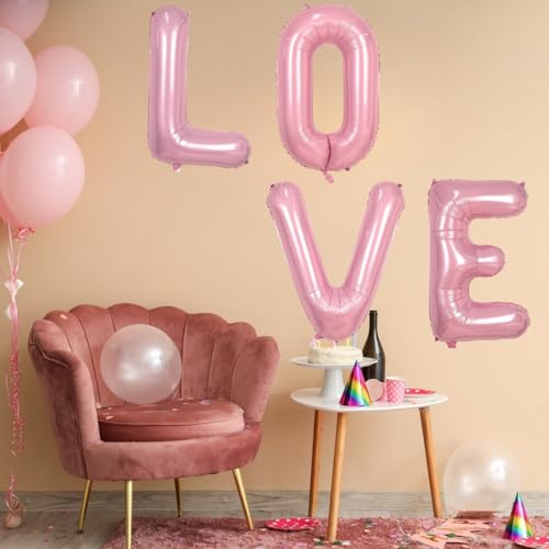 40 Inch Pink Foil Letter P Balloon for Party Decorations