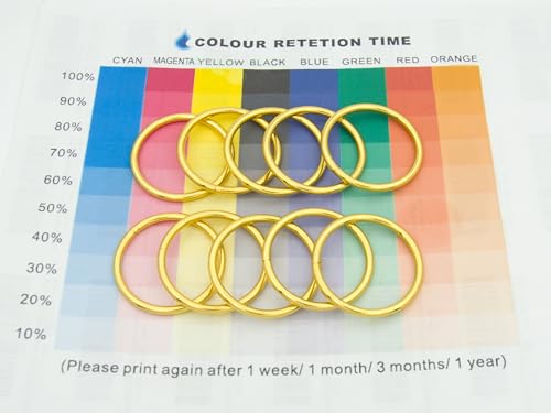40pcs Heavy Duty Metal O Rings for Pet Collars & Sewing