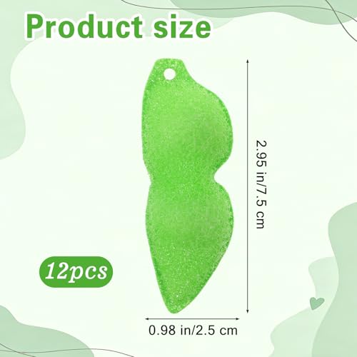 12PCS Reusable Bean-Shaped Bottle Cleaning Sponge Set