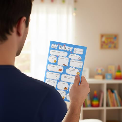 DIY Father's Day Card Kit for Kids - Personalized Memory Journal