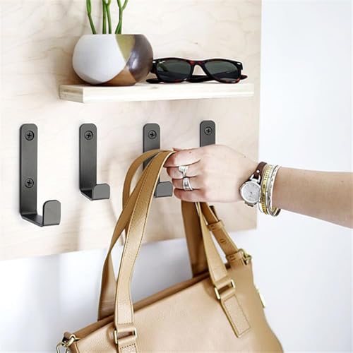 2 Pack Heavy Duty J Hooks - Wall Mount Utility Hooks for Garage Storage